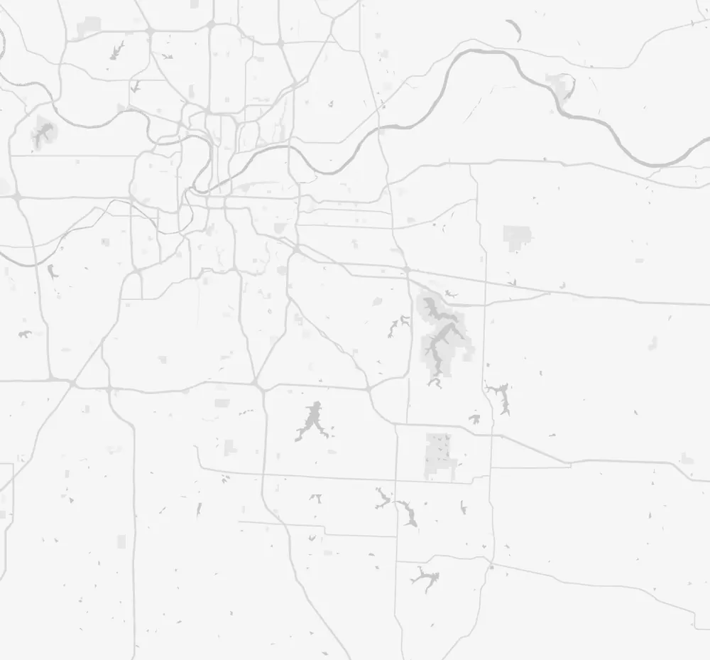 Map of the Kansas City metro service area